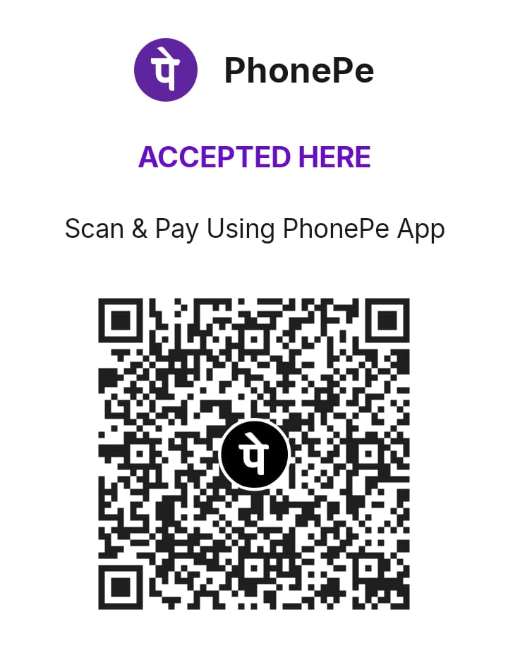 PhonePe QR code poster for donations to Madarsa Gausia Badrul Uloom — scan and pay using the PhonePe app